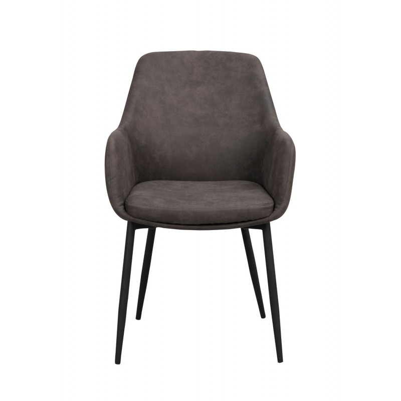 RO Reily Arm Chair Dark Grey/Black